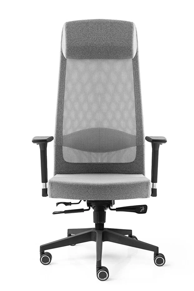 Business Çalışma Koltuğu Kumaş Gri